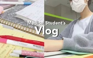【中字Dia】韩国超努力学霸型医学生小姐姐｜本科一年级图书馆-家-学校无限重复日常｜刺激学习｜医学生考试期间记录
