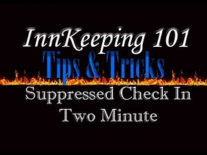 Suppressed Rate Check In Two Minute SynXis Property Hub