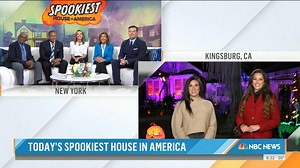 12K views · 1K reactions | I still can't believe I was live on the Today Show with Amanda from Kingsburg, California! We had a blast featuring her home! She submitted photos of her house for Today's "Spookiest House in America" and got selected! It was an honor playing a small part in making this all happen! A day I will never forget! | Caroline Collins TV | Facebook