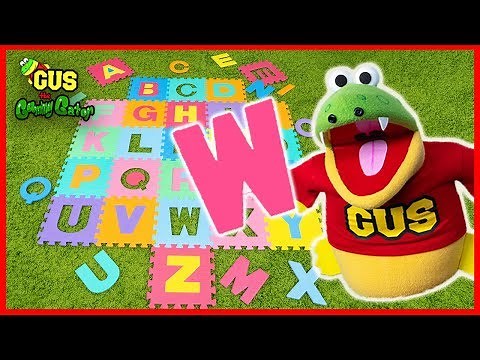Gus the Gummy Gator Learn the Alphabet Song! Sing ABC Nursery Rhyme Fun & Easy Sing A Long Song