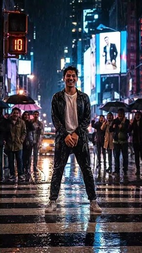 The traffic light made strangers dance. #rain #traffic #dance #relax
