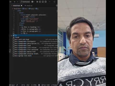 how to use adjacent in html css #css #html