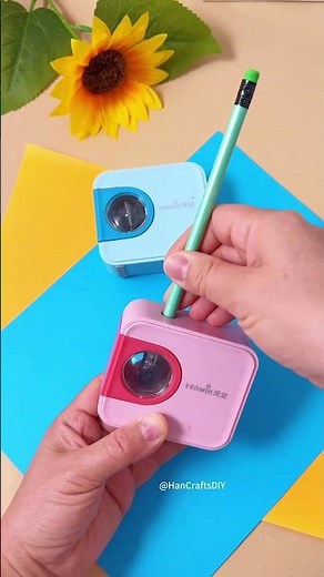 A good-looking and easy-to-use pencil sharpener
