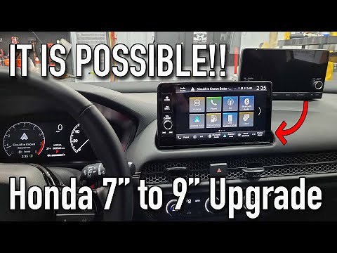 HONDA 7 INCH TO 9 INCH SCREEN UPGRADE - HOW TO - XM, HD Radio Wireless Android Auto & Apple Carplay