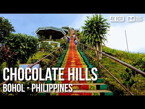 View The Spectacular Chocolate Hills Of Bohol - 🇵🇭 Philippines [4K HDR] Walking Tour