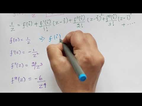 Taylor series| problem 2 | Taylor series expansion of f(z)=1/z about z=i | complex Analysis