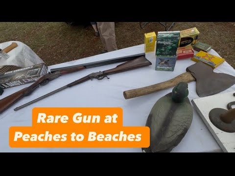 Antiquing at Peaches to Beaches Yard Sale Flea Market / Vintage Treasure Hunting Picking Video