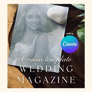 Wedding Magazine Canva Template | DIY Wedding Program | Custom Couple Keepsake | Destination Wedding - Etsy Canada