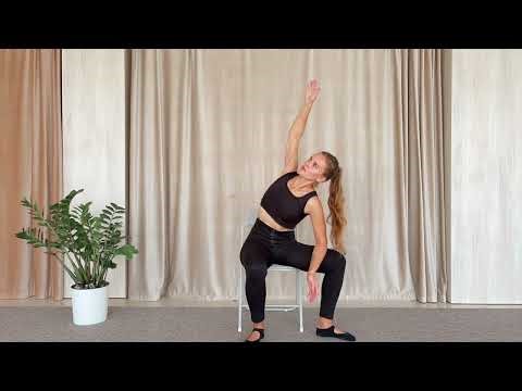 28. Seated Triangle Pose