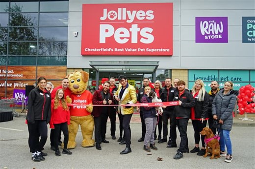 'We’re delighted to finally open the doors and welcome customers to our new store in Chesterfield'