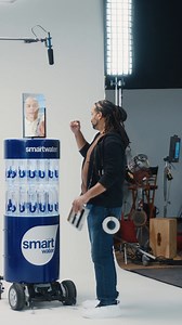 some people take summer vacation. others...build a hydrating robot? | smartwater