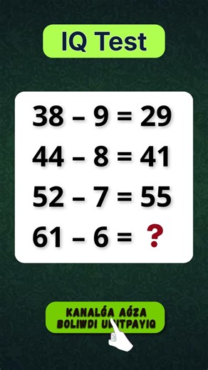 IQ test || matematika #iqtest #logika #puzzle #iqtes