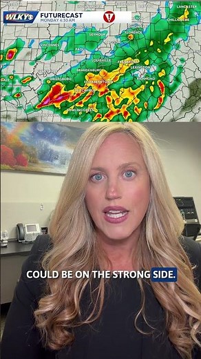 Storm risk ramps up late Sunday. #louisville #weather #indiana #kentucky
