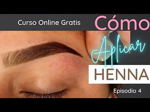 How to Apply Henna to Your Eyebrows Step by Step | Free Eyebrow Design Course 🔥 Episode 4