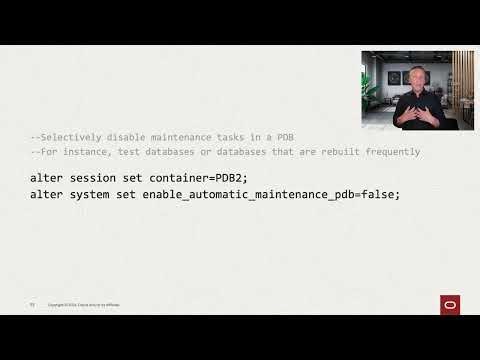 How to configure automatic maintenance tasks in Oracle AI Database