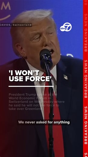 KRCR News Channel 7 on Instagram: "President Donald Trump on Wednesday announced that a framework of a future deal with Greenland was reached and that he will not use force to take over #Greenland. Find out more by following the link in our bio. 🔗"