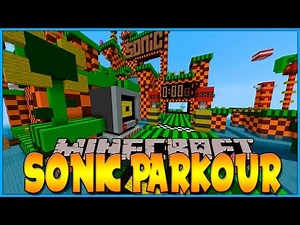 Minecraft SONIC PARKOUR MAP! | w/HeyImJustin