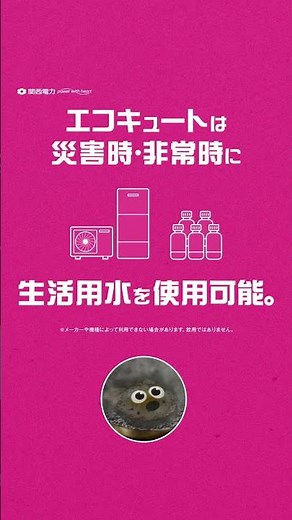 Kansai Electric Power Company's "Preparing for Accidents" Commercial for All-Electric Homes