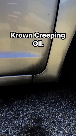 No product compares to how Krown oil creeps. This is only one month of no car washes. This is what makes Krown superior in preventing rust. #undercoating #Michigan #westmichigan #chevy #jeep #toyota #GMC #ford #rustproofing | Krown Rust Control - Holland