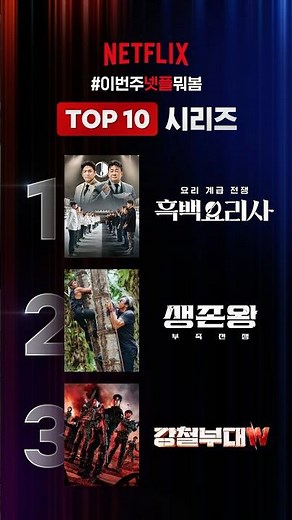 10월 둘째 주 넷플릭스 TOP10 시리즈 | #이번주넷플뭐봄