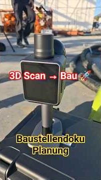 Baustelle in 5 Minuten digitalisiert 🤯📡 #LiDAR #Baustellendoku