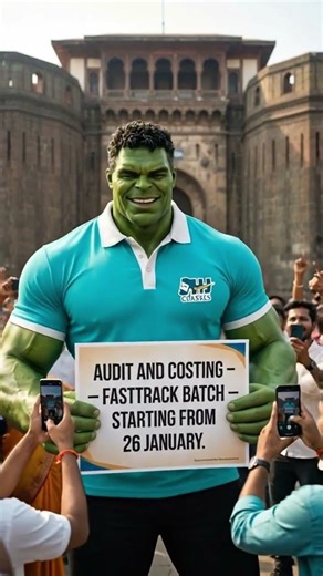 Audit & Costing Sooo Powerful, Even Hulk Says "SMASH the Syllabus, Not Your Attempts !
