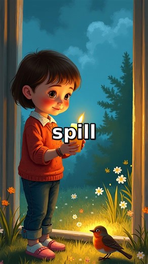 A Flickering Candle Guides a Lost Robin Home – Tiny Detail Tale #Shorts