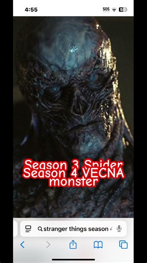 Every monster in stranger things #strangerthings