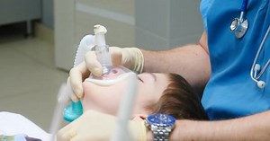 Little Child Under Anaesthesia