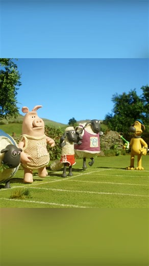 Limbering up for the world's biggest marathon...good luck to everyone running in NYC today! | Shaun the Sheep