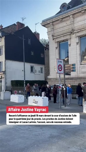 Affluence record au procès de Justine Vayrac à Tulle
