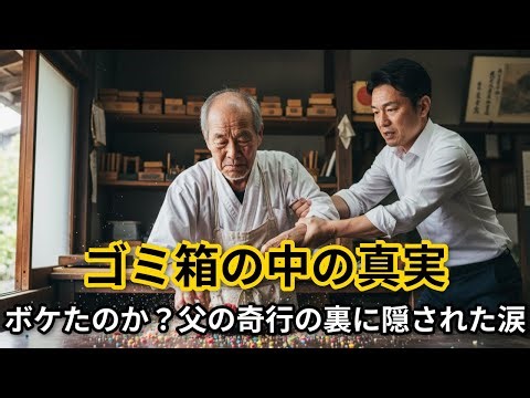 【衝撃】「店を畳め」と迫る息子に、震える手で父が差し出した「腐った和菓子」。ゴミ箱の中身を見た瞬間、息子は泣き崩れた…