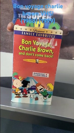 Bon voyage Charlie Brown VHS! #VHStime