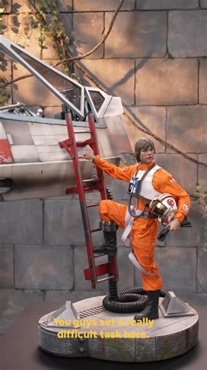 Adam Savage's Tested | Adam visits the headquarters of @sideshow to check out the prototype for a new Star Wars statue featuring Luke Skywalker climbing aboard... | Instagram
