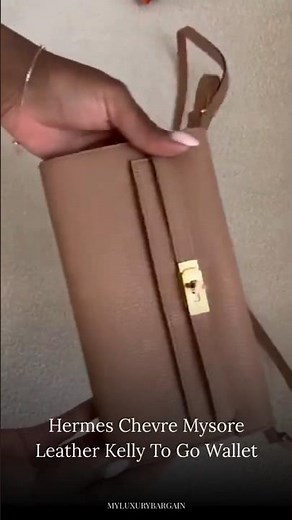 Hermès Kelly To Go Wallet – compact, chic, and truly iconic. ✨#hermeswallet #kellytogo