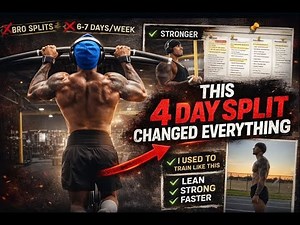 The BEST 4 day workout split that changed EVERYTHING for me