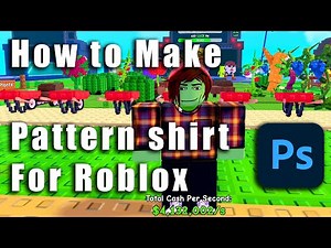 How to make a pattern SHIRT for ROBLOX with Photoshop.