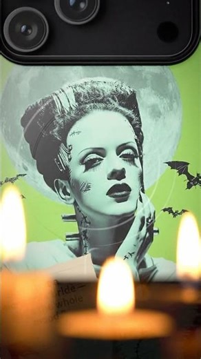 Pin-Up Gothic Bride iPhone Case | Vintage 1950s Spooky Chic MagSafe® Tough Cover (14–17)