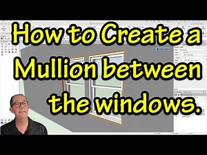 How to a Mullion Between Windows