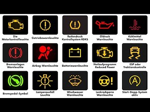 All warning lights in the car and their meaning explained in 11 minutes