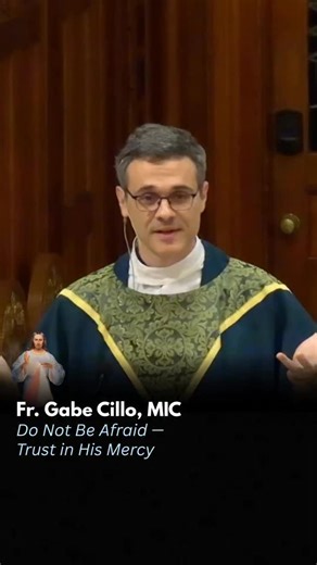 The Divine Mercy on Instagram: "Do Not Be Afraid — Trust in His Mercy Fr. Gabe Cillo reminds us that in the face of every trial, fear, or uncertainty, the call of Christ remains the same: “Do not be afraid.” The Lord does not abandon His people — He defends us. We are never without the protection of Heaven, for we have the power of Divine Mercy and the loving intercession of Our Lady. Through the Rosary, she leads us to the Heart of her Son, who is our refuge and our strength. In moments of dark
