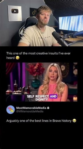 This one of the most creative insults I've ever heard🤣