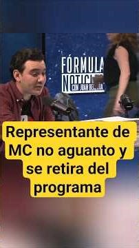 Representative from Movimiento Ciudadano couldn't take it anymore and left the program #usa #brea...