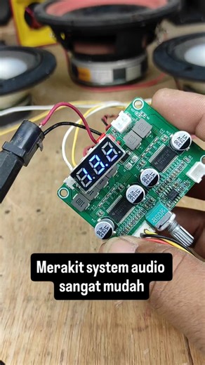 assembling a simple audio system with a class D amplifier