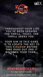 1.6K views · 28 reactions | Find us today between 3 and 4pm for a chance to win Fright Fest experiences. We're giving away a Monster Makeover and express haunted attractions passes! Let the game begin... #TheFrightIsYours | Six Flags Great Adventure | Facebook