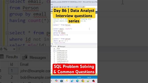 SQL Interview Prep: Common Questions and Problem Solving Approach | Coding Kaksha posted on the topic | LinkedIn