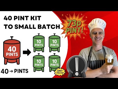 🍺Definitive Guide: Splitting a 40-Pint Beer Kit for the Pinter 3