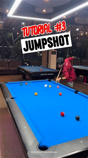 Billiard Ball Clubhouse on Instagram: "Tutorial 3 ✅ #billiard #medan #jumpshot #tutorial #9ball"