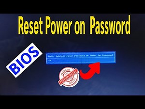 Fix: Enter Administrator Password or Power on Password | Reset forgotten HP Laptop BIOS Password |