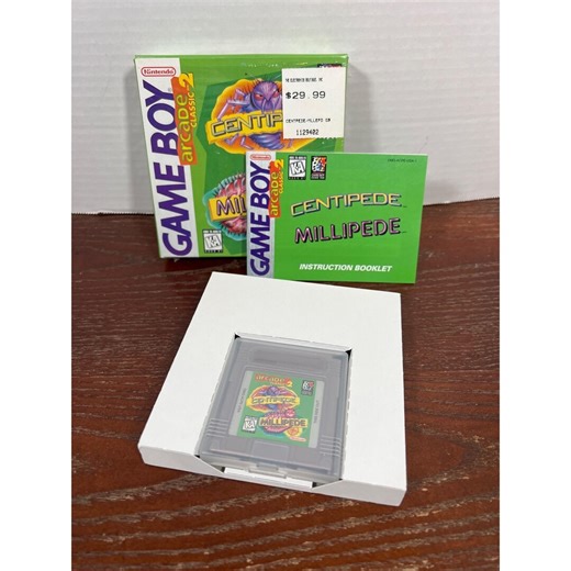 Nintendo Game Boy Arcade Classics 2 Centipede & Millipede Game With Box Manual - Etsy UK